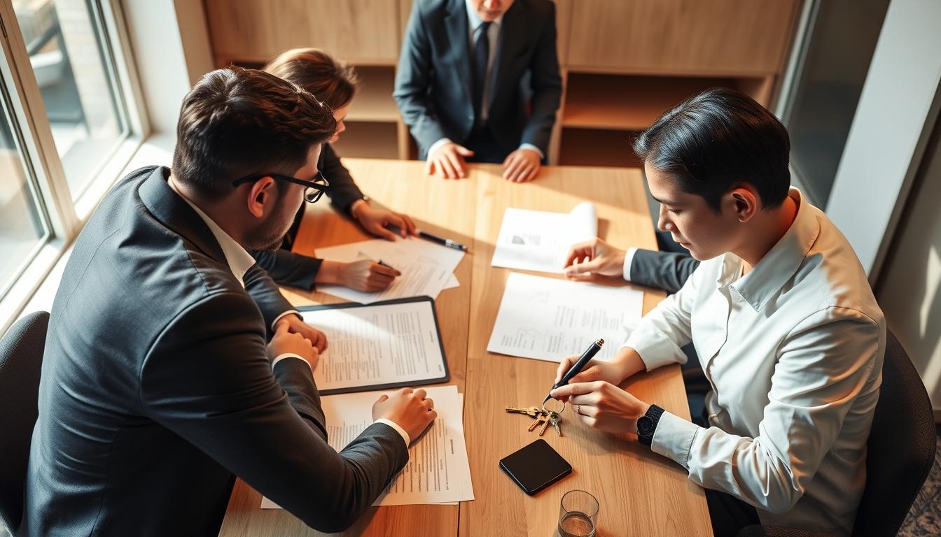 Property settlement documents and transfer review